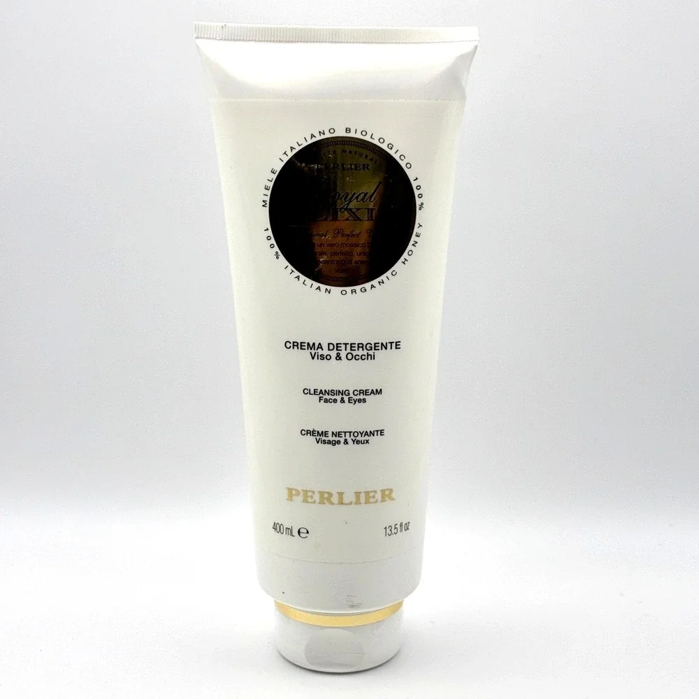 Perlier Royal Elixir Cleansing Cream for Face and Eyes Jumbo 13.5 oz New Sealed